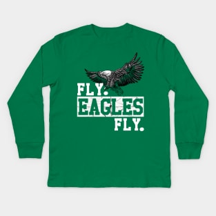 Flying Eagles Fly Shirt Kids Long Sleeve T-Shirt